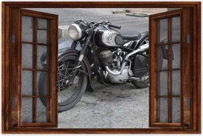 Poszterek 60x40 Klasszikus motorkerékpár Motor