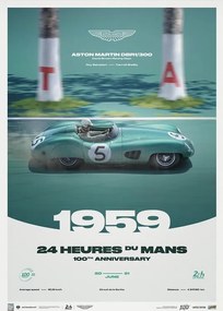 Művészeti nyomat Aston Martin DBR1/300 - 24h Le Mans - 100th Anniversary - 1959, Automobilist