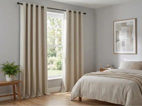 2x OXFORD fehér-krém függöny 140x250 cm