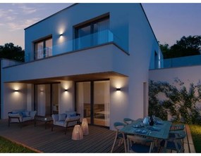 LED2 - LED Kültéri fali lámpa FLAT 2xLED/3W/230V IP65 fehér