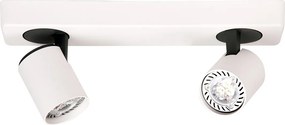 Italux modern spot lámpa elvira fehér fekete itxspl-3142a-2-wh