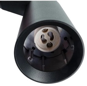 Spotlámpa sínrendszerhez MICA 1xGU10/25W/230V 3 fázisú fekete