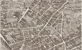 Flizelin tapéta Flizelin fali Prémium Városi labirintus 416x254