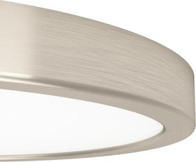 Eglo 901382 -LED RGBW dimmelhető füstölt üveges mennyezeti lámpa FUEVA-Z LED/14,3W/230V 27,8cm IP44 króm