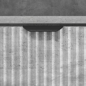 Fürdőszobai magas szekrény Beton szürke 31.5 x 33 x 190 cm