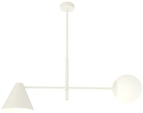 EMIBIG 1348-2 HERMES Modern Függesztett Lámpa Fehér E14 IP20