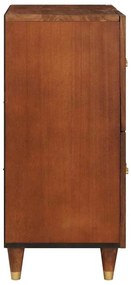 Széf Barna 60 x 33.5 x 75 cm Kanna és tömör mango fa