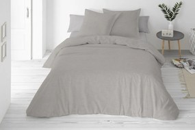 Ágyneműhuzat pamut és len keverékből készült, szürke, 220 x 200 cm, 2x 70 x 80 cm