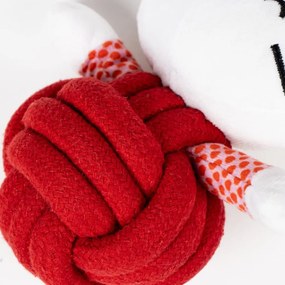 Hello Kitty Red kötél kutyajáték 15 cm