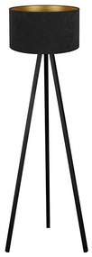 Brilagi Brilagi - Állólámpa VELVET 1xE27/60W/230V fekete/wenge BG0408