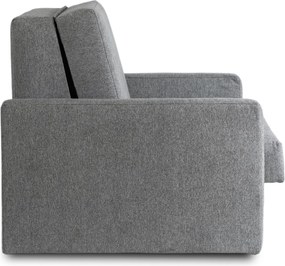 2 db-os szett, egyszemélyes ágyazható fotel szürke színben MILAN 1