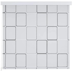 kockamintás zuhanyroló 100 x 240 cm