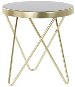 Glam kerek kisasztal arany színű 42 x 42 x 46 cm