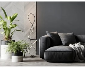 Globo 67341SS - LED Állólámpa SWIRL LED/36W/230V fekete