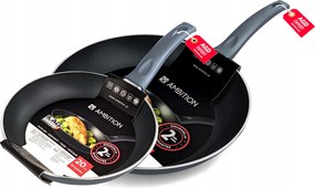 Serpenyő Szett Ambition Graphite 20 28 CM Indukciós Bevonat Ilag Basic