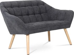 Dvoumístná pohovka, šedá, látka, AK-322 GREY2