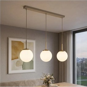 BRILAGI - MILO kábeles függőlámpa 3xE27/60W/230V bézs/arany