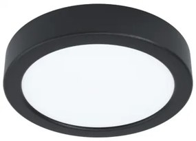 LED panel , 10.5W , falon kívüli , kerek , meleg fehér , fekete keret , EGLO , FUEVA 5 , 99222