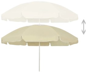 homoksárga strandnapernyő 240 cm