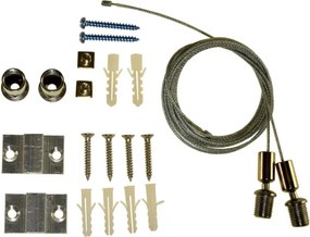 LED mennyezeti, felületre szerelhető függeszték ALIA LED/60W/230V 4000K 150 cm fekete
