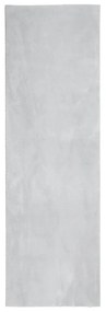 HUARTE szürke rövid szálú puha és mosható szőnyeg 80 x 250 cm