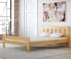 AMI nábytek Fenyőfa ágy Greta 120x200 cm fenyő