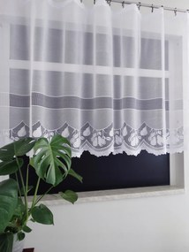 Mg Függöny Gyümölcs 638/68 Fehér 250x150cm készre varrva Bt M