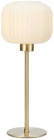 Markslöjd Soleil asztali lámpa 1x40 W fehér-sárgaréz 108120