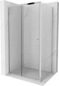 Mexen Apia zuhanykabin 125x70 cm, átlátszó, króm, 840-125-070-01-00