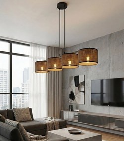 Emibig modern függeszték eco barna fekete emi1657/4