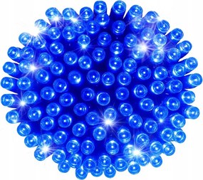 Karácsonyfa Led lámpák 21m 300 dióda Kék Fehér Flash zöld kábel