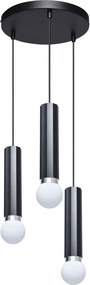 Italux modern függeszték macera fekete itxpnd-33849-3r-bk