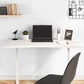 fehér tömör fenyőfa asztallap 110 x 55 x 2,5 cm