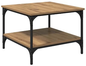 vidaXL Dohányzóasztal Artisan tölgy 55 x 55 x 40 cm Faanyag