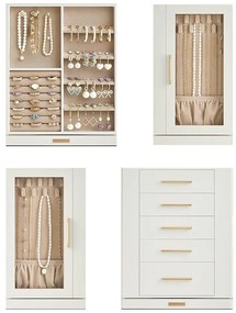 360°-ban forgatható ékszerdoboz