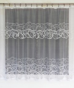 Mg Függöny 618/227 Fehér 350X160cm Kész Szalaggal M