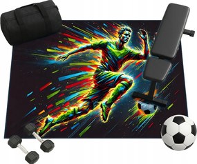 3D Football szőnyeg 120x170 cm modern design