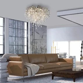 Paul Neuhaus 8091-55 - Felületre szerelhető csillár  ICICLE 9xG9/40W/230V átm. 50 cm króm