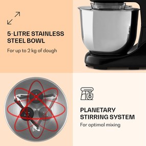 Bella Pico 2G, konyhai robotgép, 1300 W, 1,7 PS, 6 fokozat, 5 L