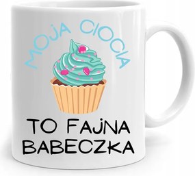 Ajándék Bögre Nagynéninek Egy Vagány Muffin, fényképes nyomtatással