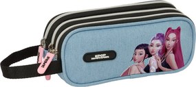 K-pop Démonvadászok Denim Dreams 3 rekeszes tolltartó 21 cm