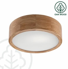 Brilagi - LED mennyezeti lámpa CARVALHO 1xE27/60W/230V tölgy pr. 27,5 cm