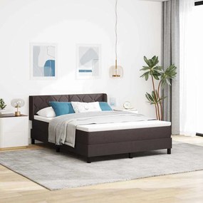Boxspring ágy matraccal matracmal Sötét Barna 160 x 200 cm