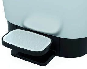 Curver Chic műanyag pedálos szemetes 45L ezüst