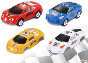 Track Racing Elektromos Autópálya 4 Autó Karosszéria 218 cm