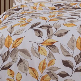 4Home Autumn Leaves pamut ágyneműhuzat, 140 x 200 cm, 70 x 90 cm