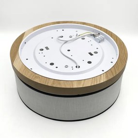 Brilagi - LED Mennyezeti lámpa BELLADONNA 2xE27/15W/230V átm. 40 cm fehér/tölgy