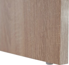 Számítógépasztal, sonoma tölgyfa, VERNER NEW