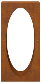 tűzifa állvány 50x23x100 cm időjárásálló acél