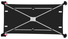 Lionelo - Utazó kiságy 3 az 1-ben ELLEN Fekete karbon